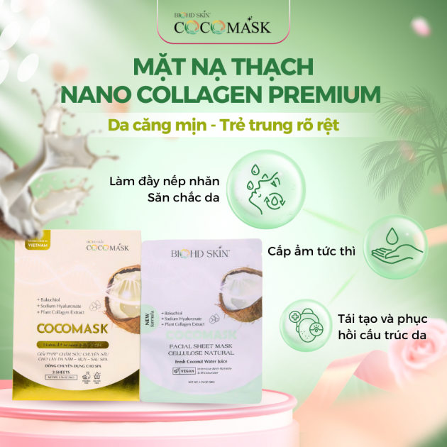 MẶT NẠ THẠCH NANO COLLAGEN – Phiên bản Premium